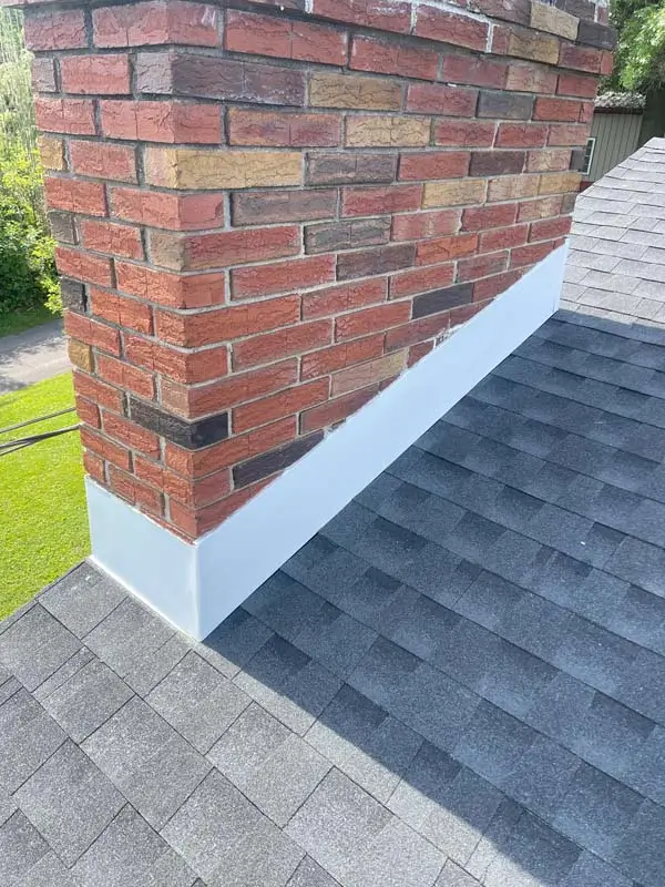 Shingle roofing around chimney halifax